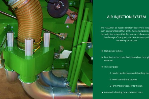 the haldrup air injection system has several functions